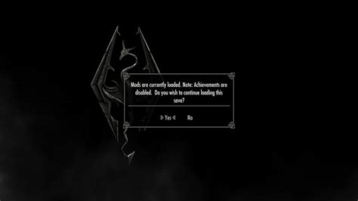Are achievements disabled with mods skyrim?