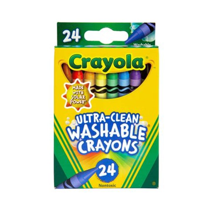 Are crayola crayons washable?