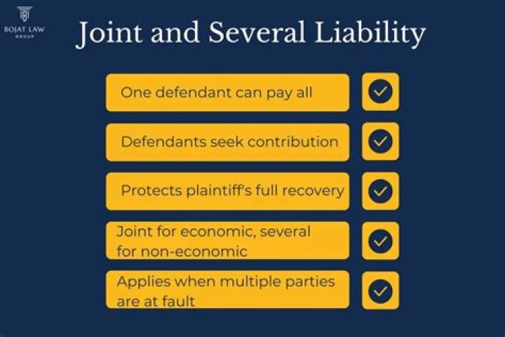 Are joint tenants jointly and severally liable?