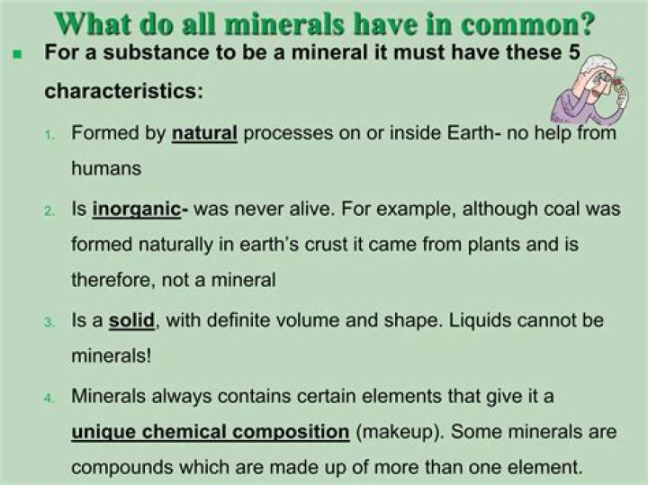 Are minerals always solid?