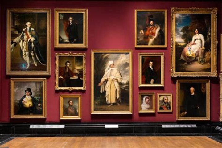 At the national portrait gallery?
