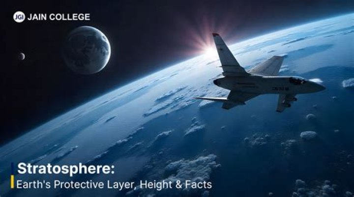 At what height is the stratosphere?