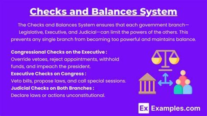 By checks and balances?