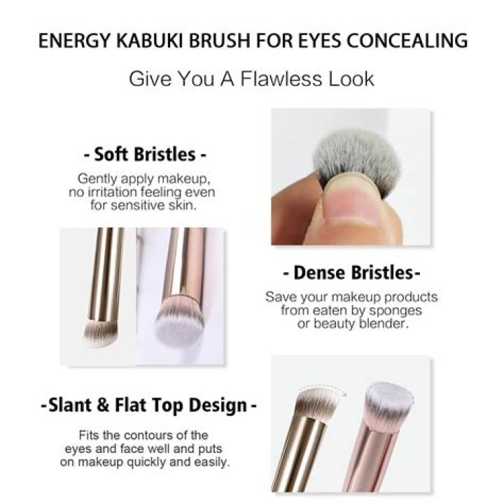 Can a kabuki brush be used for liquid foundation?