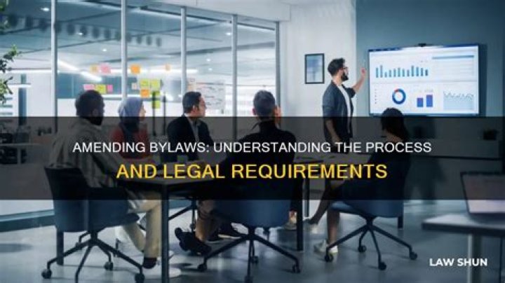 Can by-laws be changed?