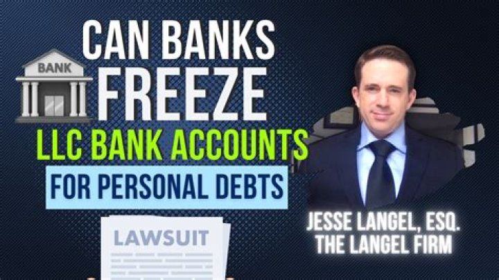 Can creditors freeze your bank account in texas?