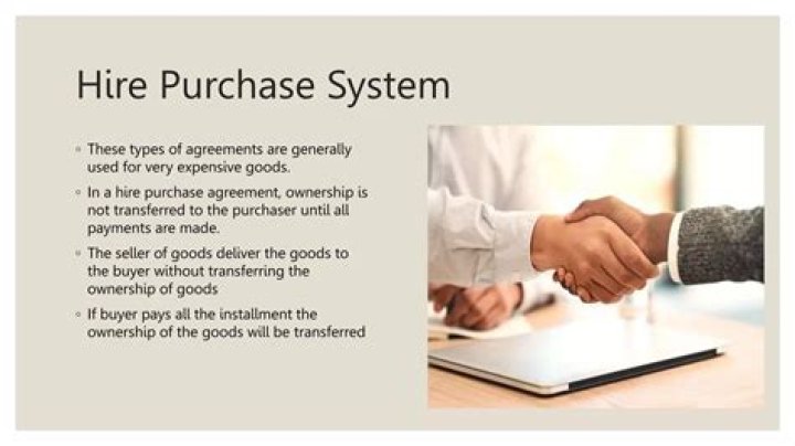 Can hire purchase be transferred?