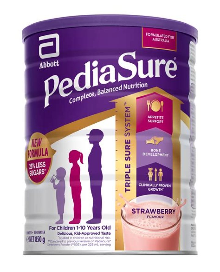 Can pediasure powder be mixed with milk?