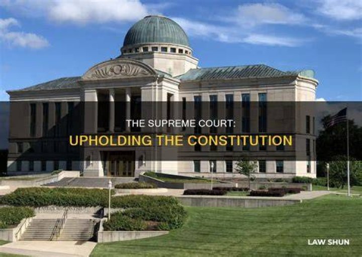 Can rule laws unconstitutional?