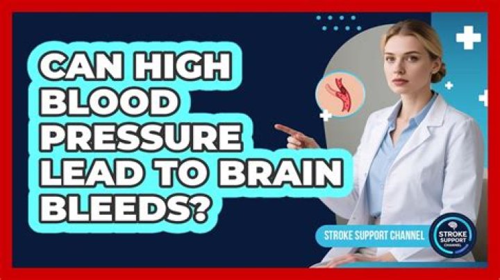 Can stress cause a brain bleed?