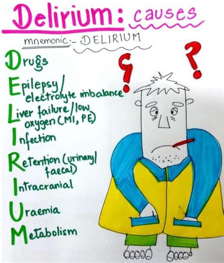 Can u die from delirium?