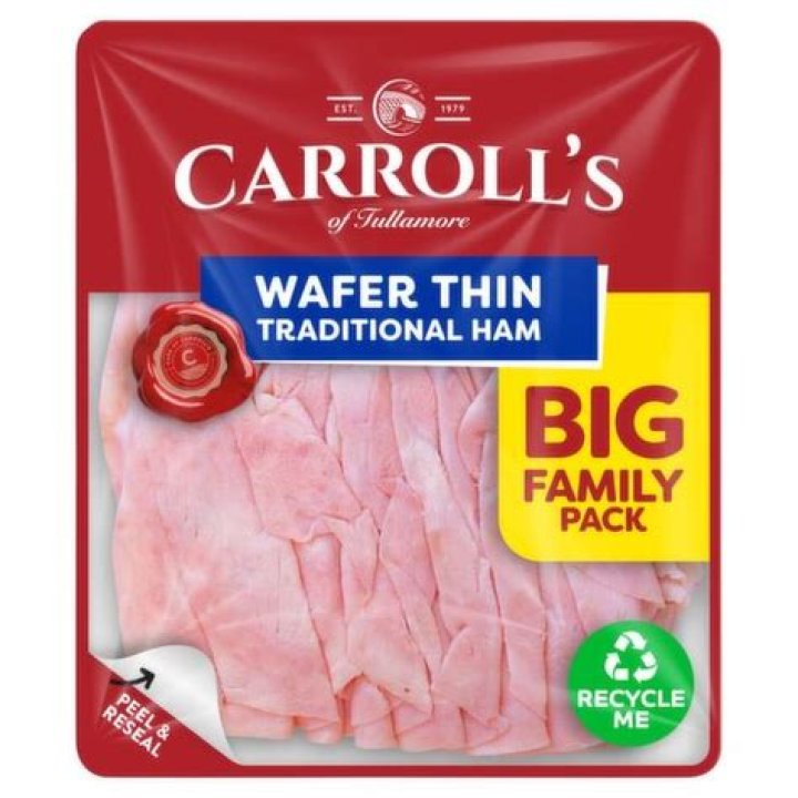 Can wafer thin ham be frozen?