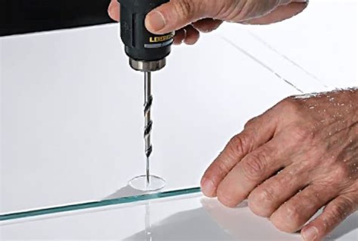 Can you drill hardened glass?