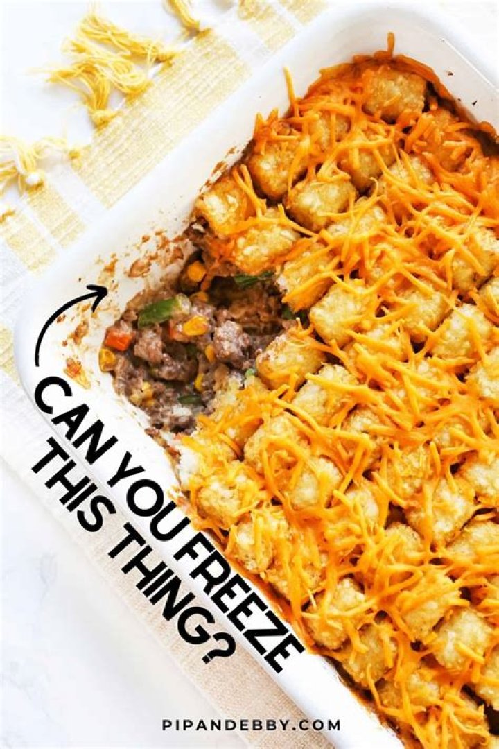 Can you freeze tater tot casserole?