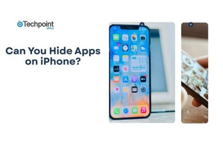 Can you hide apps on iphone?
