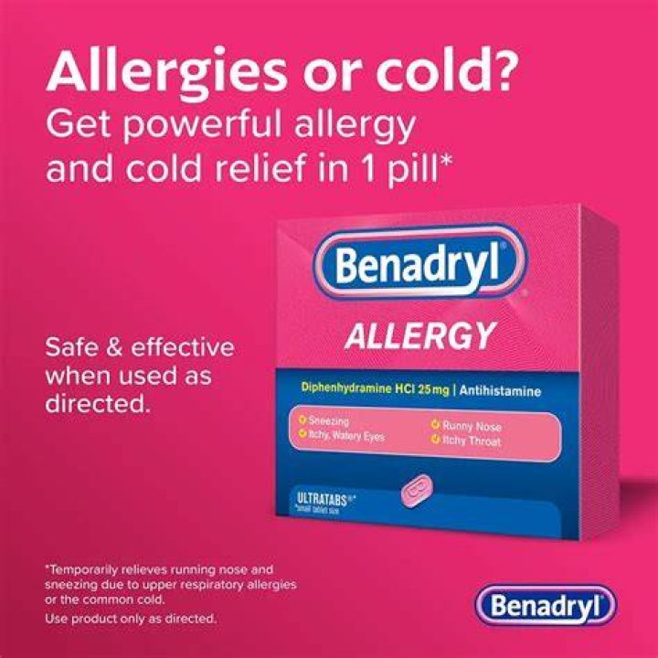 Could i be allergic to benadryl?