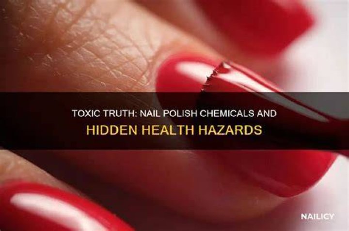 Could nail polish kill you?