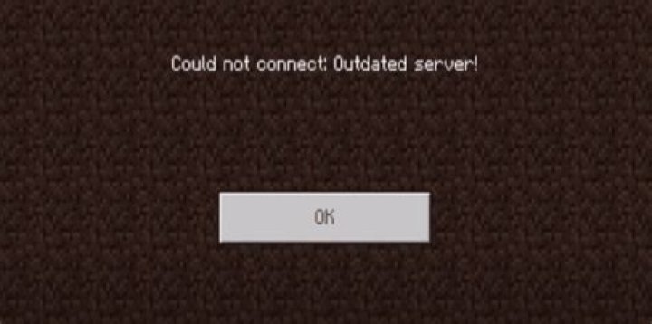 Could not connect outdated server minecraft?