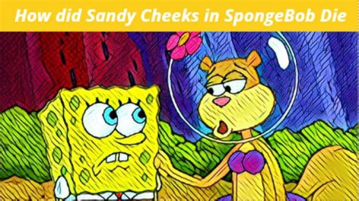 Did sandy cheeks voice actor died?