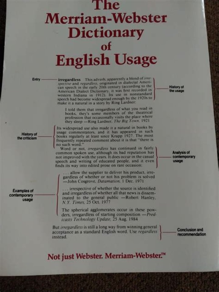 Did they add irregardless to the dictionary?