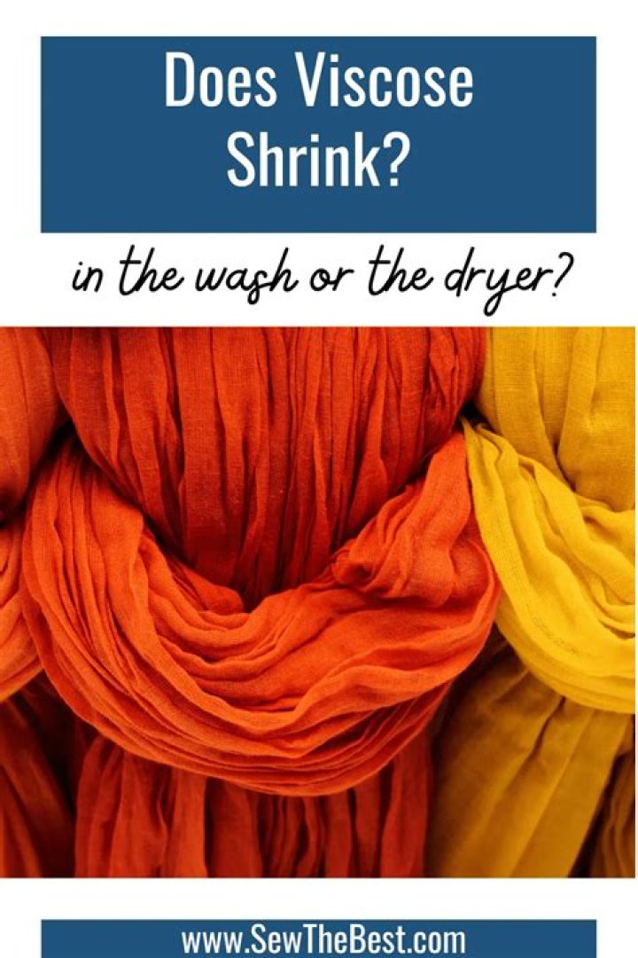 Do clothes made of viscose shrink?