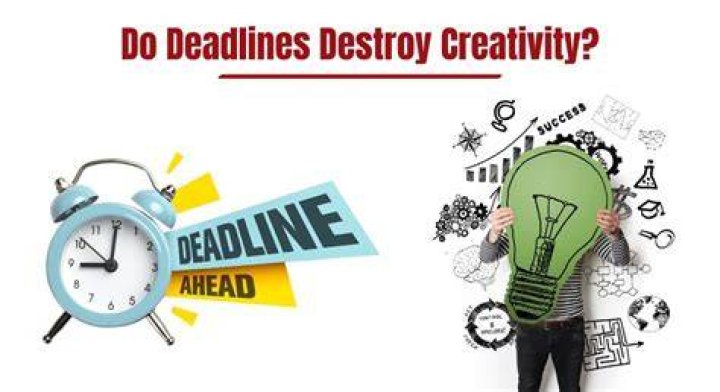 Do deadlines curtail creativity?