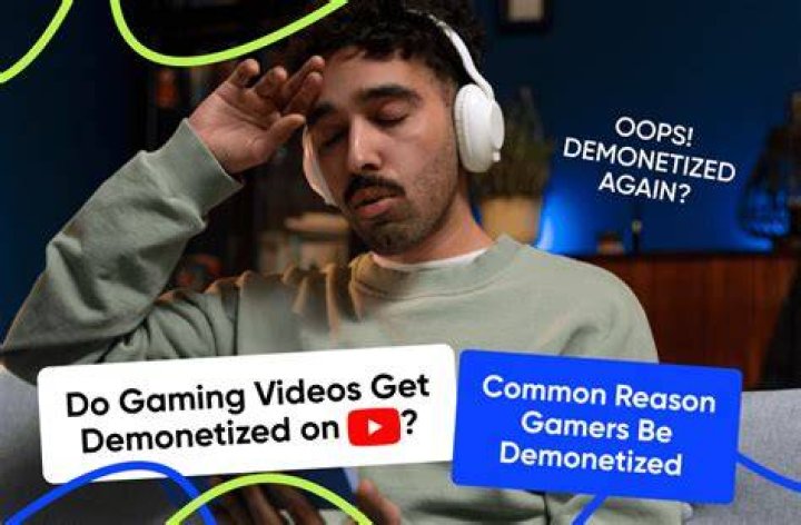 Do gaming videos get demonetized on youtube?