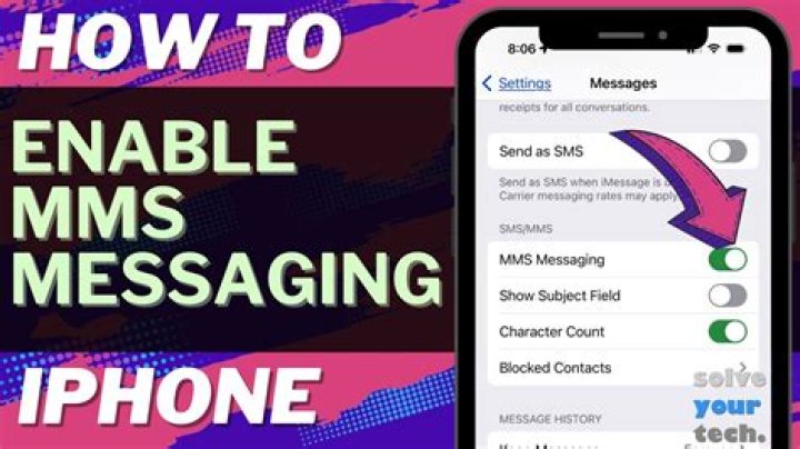 Do i need mms messaging on iphone?