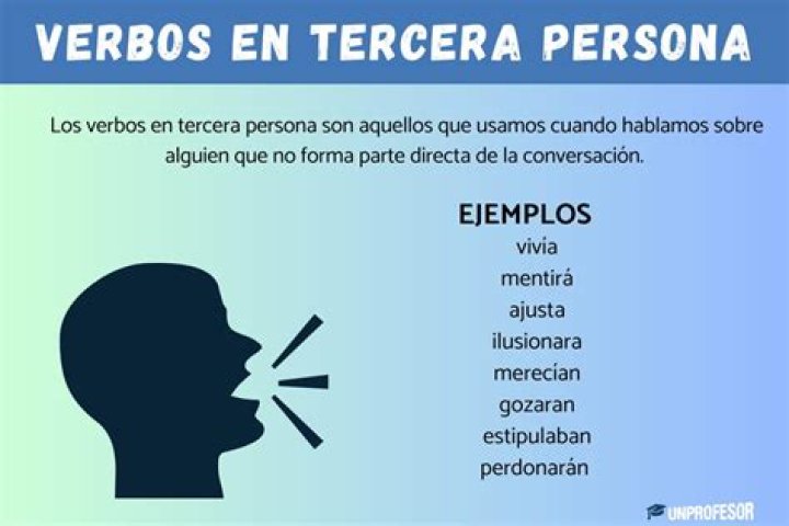 Do para tercera persona?