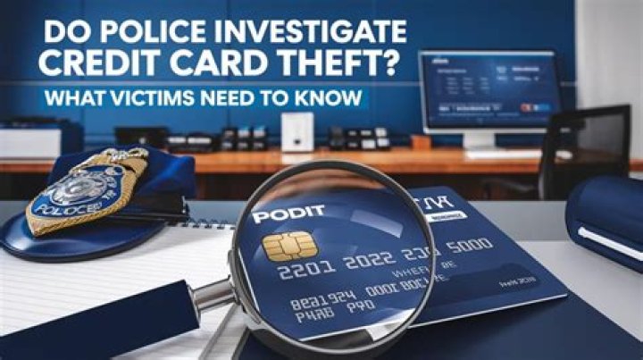 Do police investigate stolen debit cards?