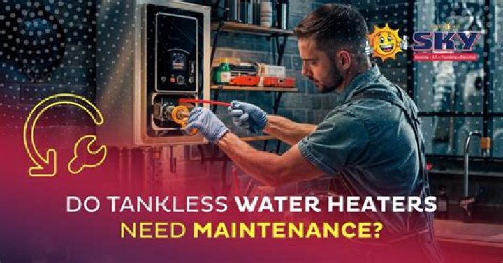 Do tankless water heaters require maintenance?