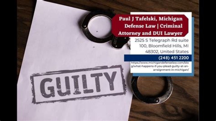 Do you have to enter a plea at arraignment?