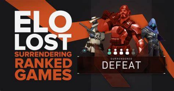 Do you lose more elo for surrendering valorant?