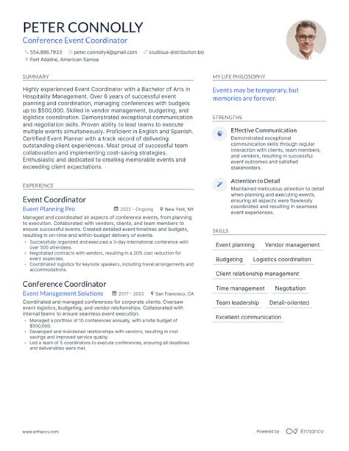 Do you put conferences on a resume?