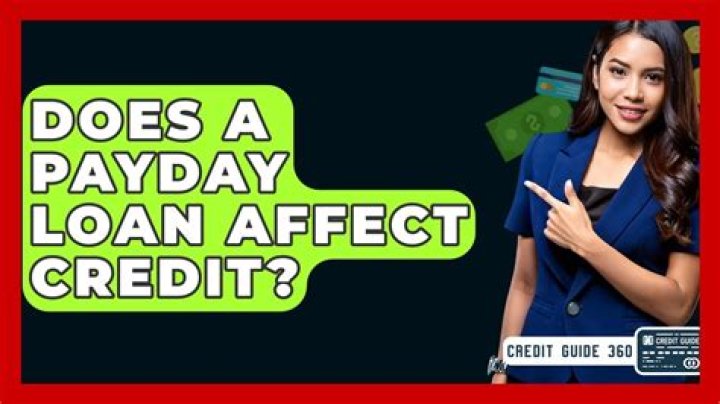 Does a payday loan affect credit?
