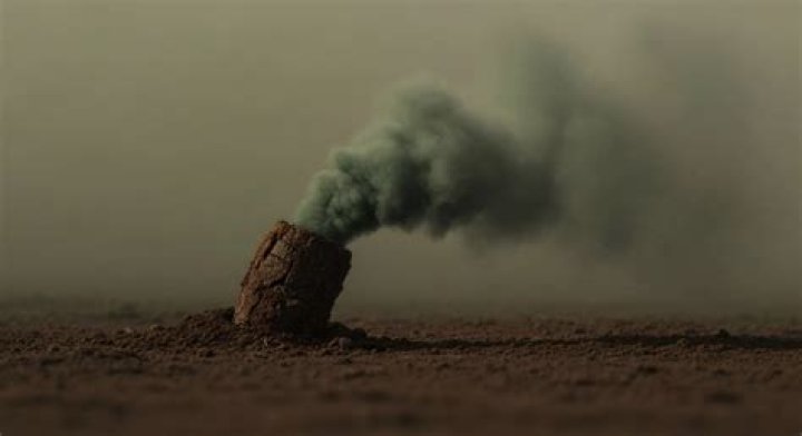 Does burning paper cause smoke?