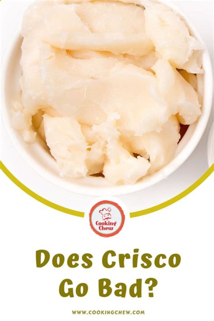 Does crisco ever go bad?