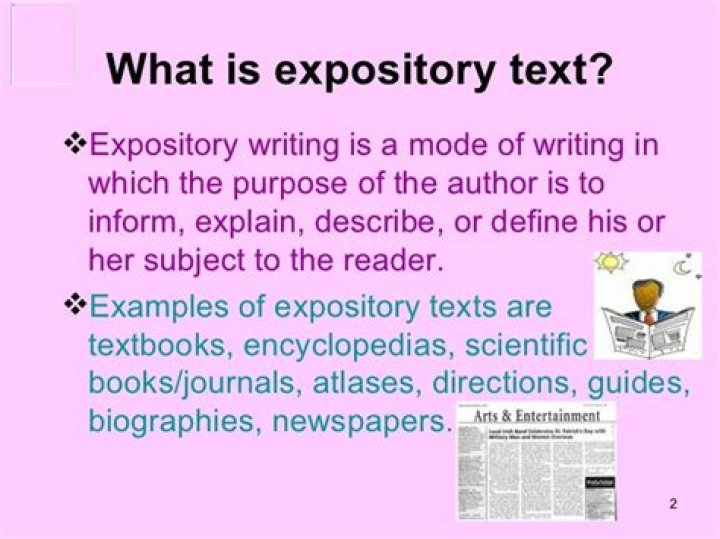 Does expository text mean?
