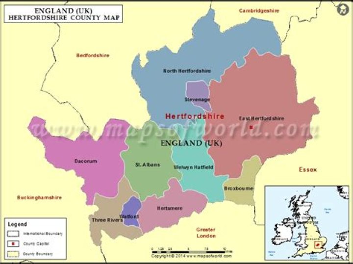 Does hertfordshire come under london?