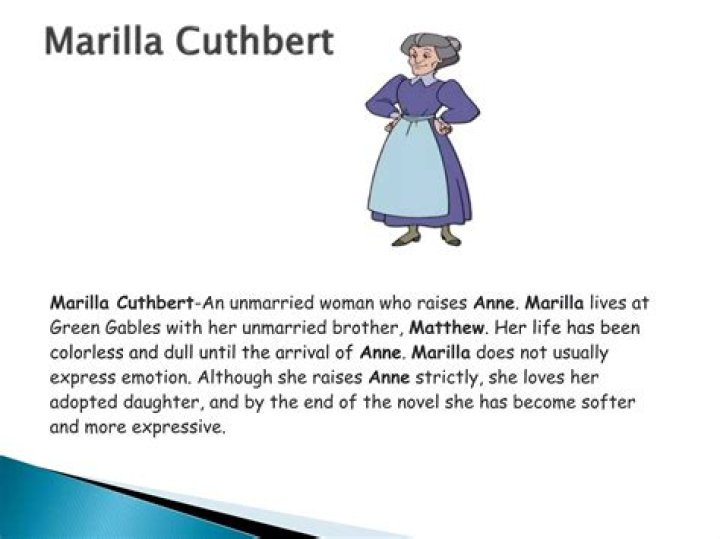 Does marilla cuthbert go blind?