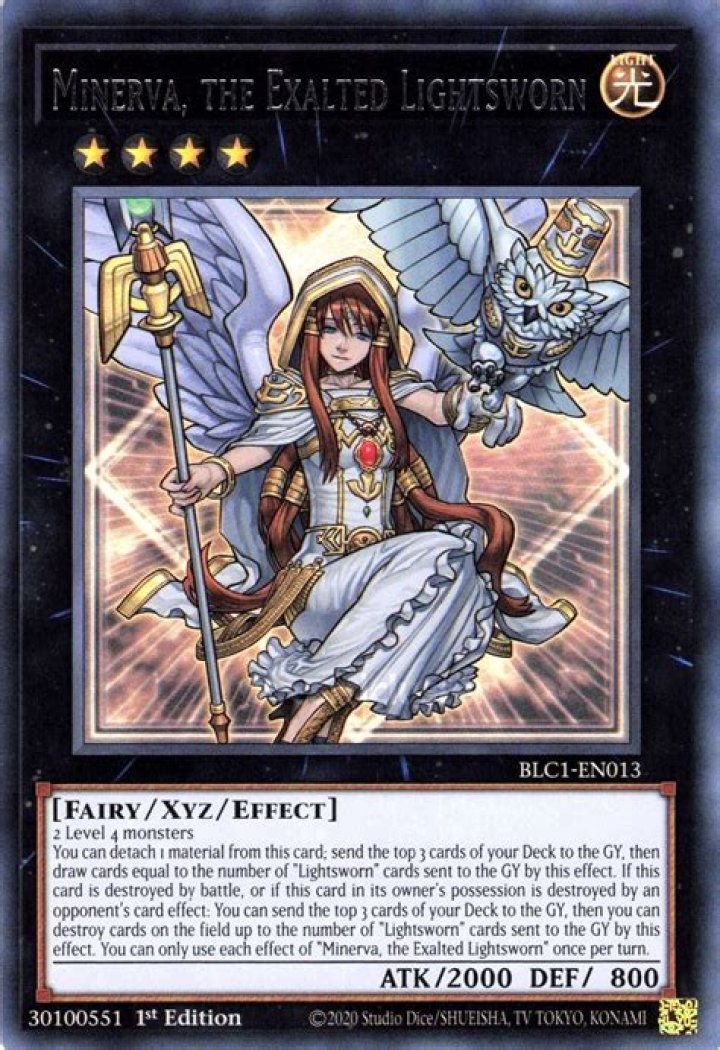 Does minerva the exalted lightsworn target?