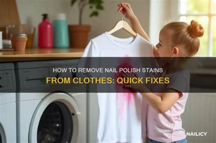 Does nail polish stain clothes?