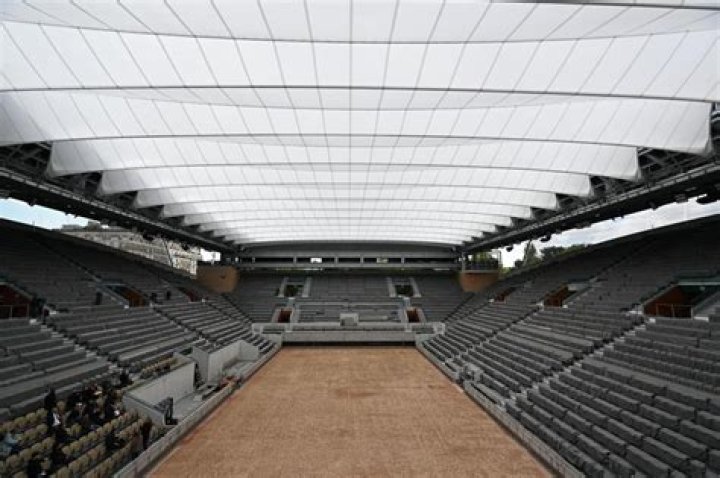 Does roland garros have a roof?