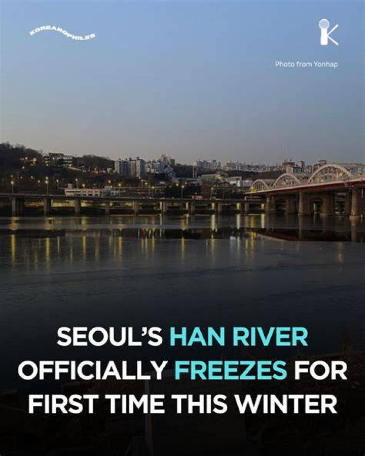 Does the han river freeze?