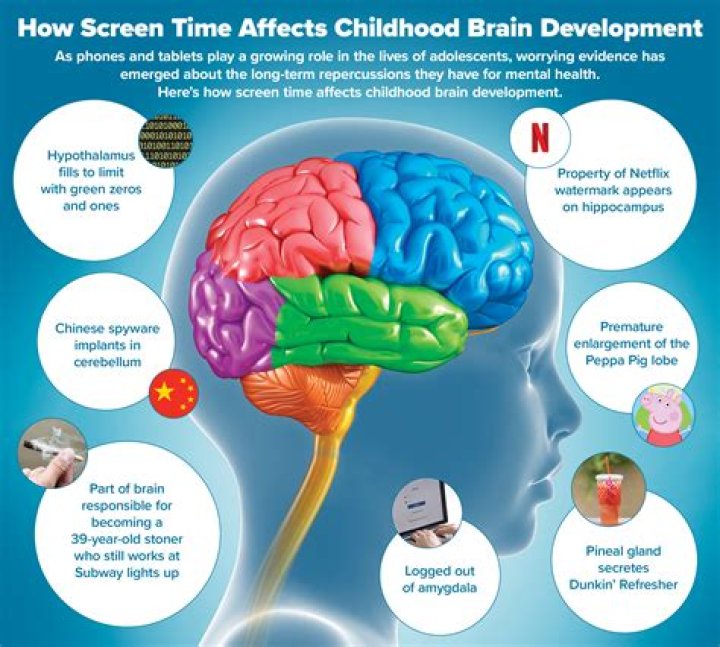 Does tv affect children's brain development?