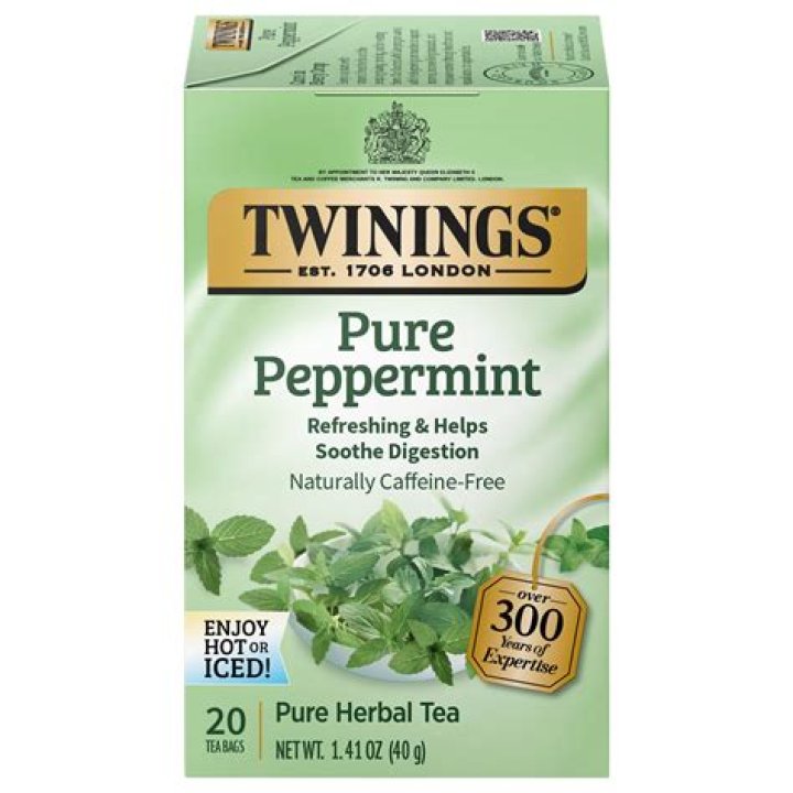 Does twinings peppermint tea have caffeine?