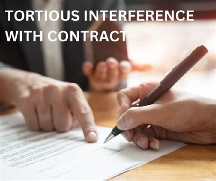 For tortious interference with contract?