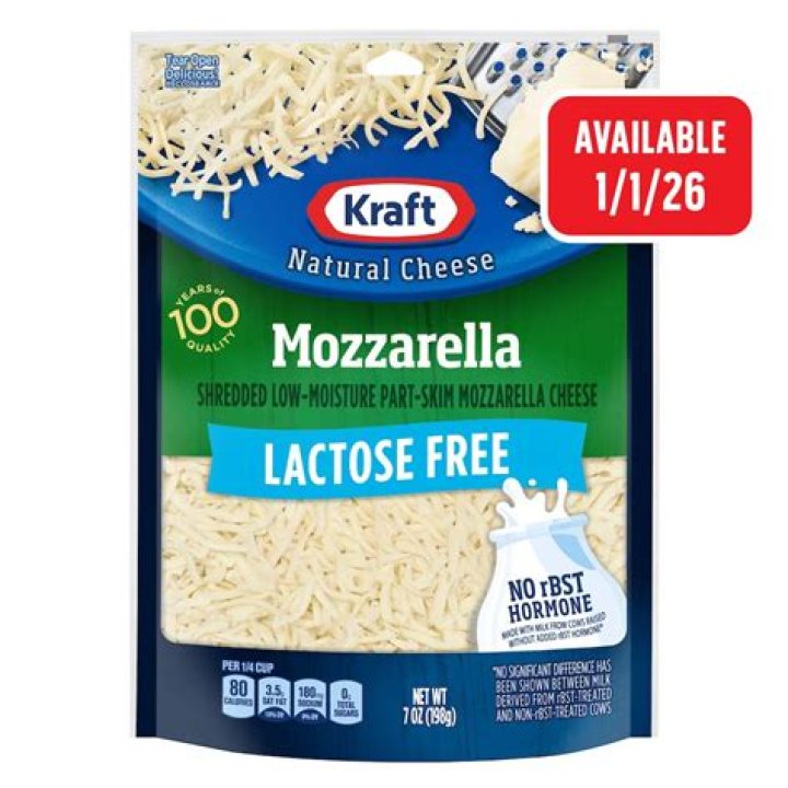 Has mozzarella got lactose?
