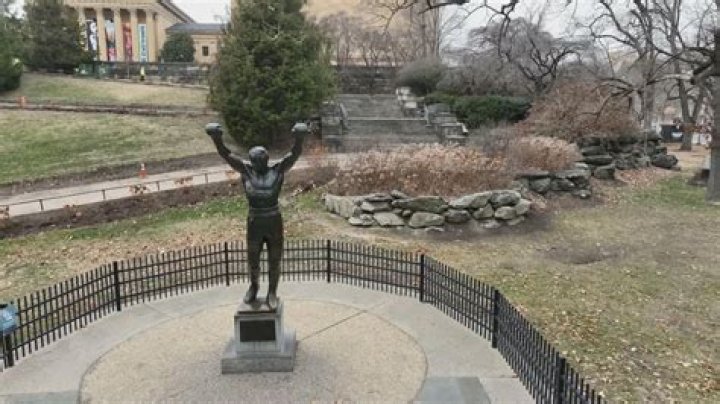 Has the rocky statue been moved?