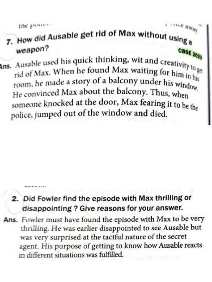 How ausable get rid of max?